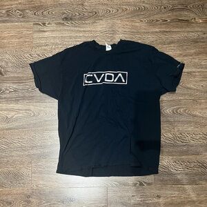 CVDA Logo Black Printed Tee